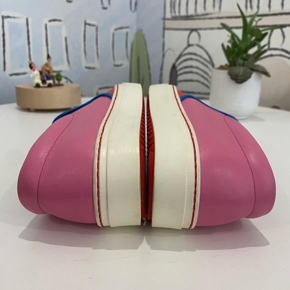 Fendi monster motif leather loafer sneakers - Picture 4 of 16